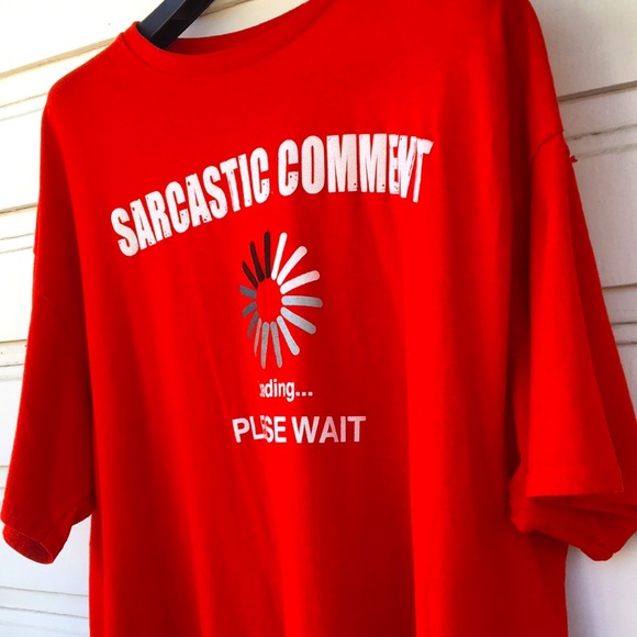 Men’s 2xl “sarcastic comment” short sleeve t-shirt - Picture 3 of 5